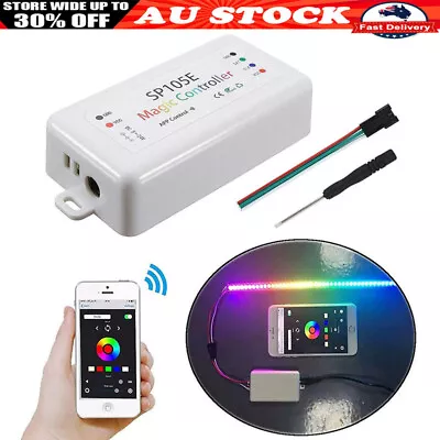 SP105E Bluetooth Magic Color Controller For WS2812b WS2811 LED Strip Lights New • $22.45