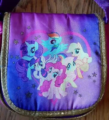 My Little Pony Little Girls Purse Handbag 6  Purple Pink Adjustable Strap • $7.89