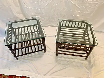 Two McGuire End Tables • $200