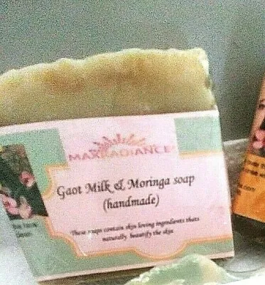 Goat Milk & Moringa Soap ( Handmade) • $5