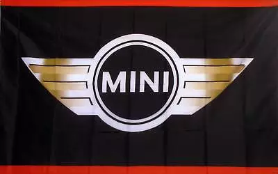 Mini Cooper Blk 3x5 Poly Flag • $22.95