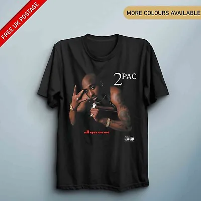 £13.99 • Buy 2Pac Gangster Rap Tupac Shakur Rapper Hip Hop T Shirt Black Tee All Eyez On Me