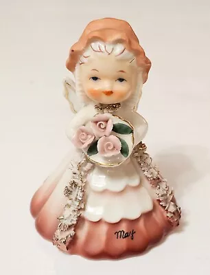 Vintage Napco 1956 May  Mothers Day  Angel Bell Figurine Japan ** Adorable • $60.99
