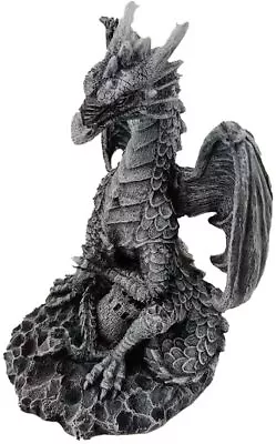 Fantasy Dragon 26cm Garden Statue Weather Resistant Gothic Ornament Lawn Figure • £29.99