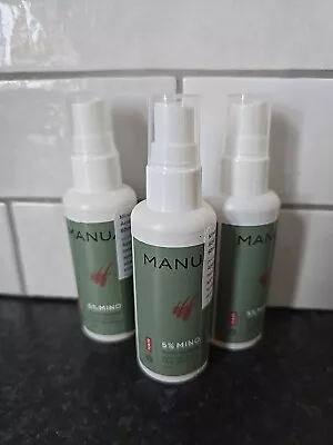 Manual 5% Minoxidil  Spray 60ml X2 • £34.99