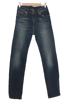 R13 High Rise Denim Dark Worn Jeans MADE IN ITALY Skinny 24 25 26 27 NEW • $79