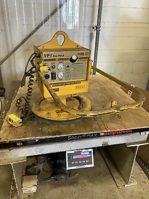 $2690 • Buy Anver  VP1 Vac-Pack Vacuum Lifter Plate Handler 2000lbs 110V, VP1-FVL