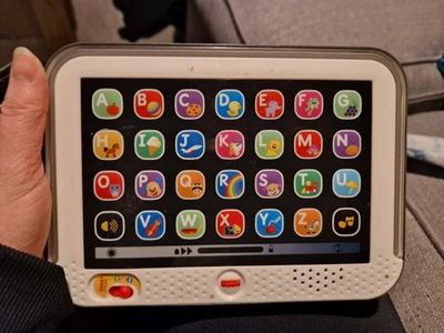 £2 • Buy Fisher Price Laugh & Learn Czech Toy Tablet ABC Alphabet Songs 3 Stages