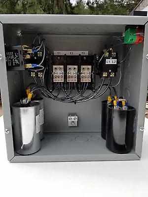 15hp Cnc Balanced 3 Phase Rotary Converter Panel 10 Year Warranty! • $650