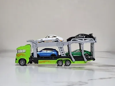 Hotwheels & Matchbox Semi Truck Car Carrier Porsche 911 GT3 Carrera S Taycan • $20