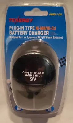 $9.99 • Buy Tenergy Plug-In Type Ni-MH/Ni-Cd Battery Charger 9V Block Model T-228