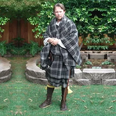 Scottish Traditional Highland Great Kilt 6 Yards Handmade Men's Kilt 90+ Tartans • $110