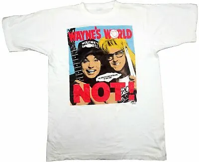 WAYNE'S WORLD NOT Vintage T Shirt Greatest Rock N Rollers Promo 1990s SNL Medium • $199.99