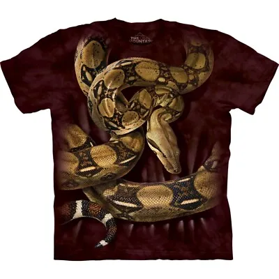 £29.99 • Buy BOA CONSTRICTOR SQUEEZE The Mountain T Shirt Snake Reptile Unisex - Eco-friendly