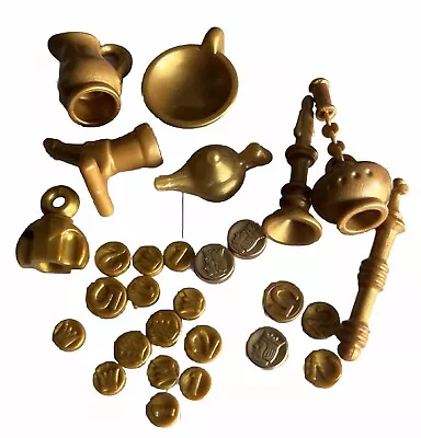 Playmobil  28 Piece Gold Loot Bundle Treasure Coins Pirates Vikings & Knights • £5