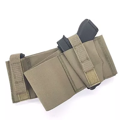 4  Conceal Carry Elastic Belly Band Holster W/ Mag - Olive Tan - USA Made • $21.95