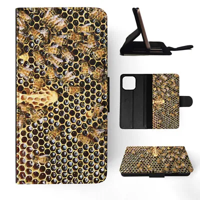 Flip Case For Apple Iphone|swarm Of Bees In Honey Comb #1 • $19.95
