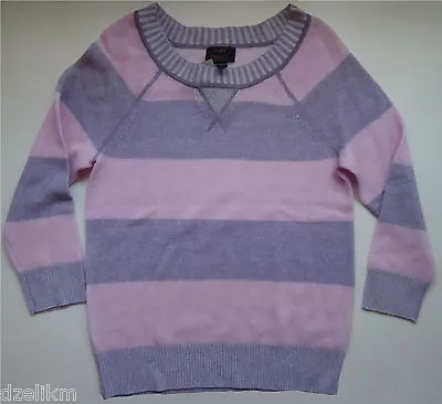 NWT $238 J Crew Collection Striped Cashmere Sweatshirt Pullover Sweater Size XS • $133.95