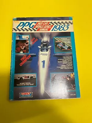 PPG Indy Car World Series Annual Yearbook 1983-Gordon Johncock Indy 500 Winner • $30