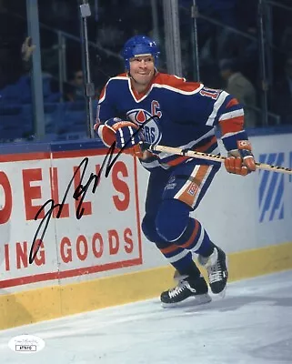 MARK MESSIER SIGNED AUTOGRAPH EDMONTON OILERS  Action 8X10 PHOTO JSA COA PROOF • $69.13