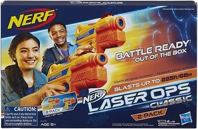 Nerf Laser Ops Classic Battle Ready 2 Pack Brand New & Sealed • $23.05