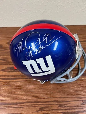 Michael Strahan Full Size Authentic Autographed Helmet New York Giants JSA • $319.99