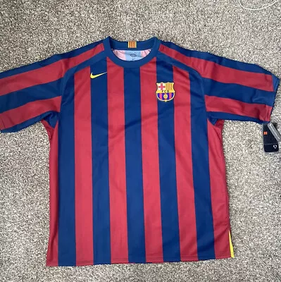 Barcelona Home Jersey #6 XAVI HERNANDEZ 2XL Nike Soccer Football NEW • $120