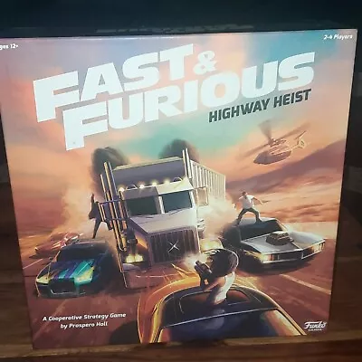 Fast And Furious: Highway Heist Board Game By Funko Games (12yrs+) ~ NEW • £6.99