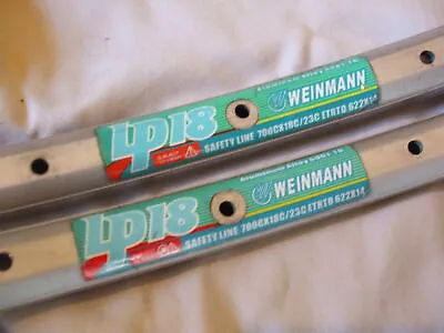 Vintage Weinmann LP18 Clincher Rims (Pair) 700c 32H • $64