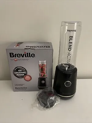 Breville Blend Active Personal Blender & Smoothie Maker In Black & Gold VBL251 • £19.95