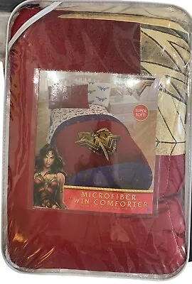 DC Comics Wonder Woman Twin Comforter Themyscira Bedding • $49.99