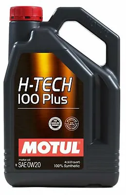 $103 • Buy Motul H-Tech 100 Plus Engine Oil 0w/20 5 Litre