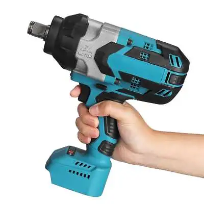 2000 Nm Brushless 3/4  High Torque Impact Wrench 21 Volt For Makita Battery • £139.99