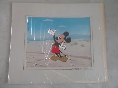 Vintage 1970 Walt Disney Classics Mickey Mouse Authentic Reproduction Art Print • $9.99