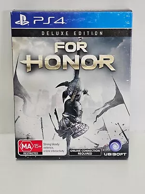 For Honor Deluxe Edition Complete In Box - PlayStation 4 PS4 VGC + Free Postage • $19.95