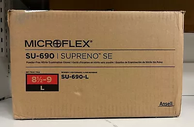 Ansell MICROFLEX - Supreno - Large Gloves - SE SU-690 - Nitrile Gloves (Case) • $99.99