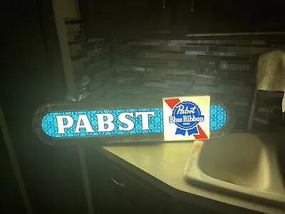 Pabst Blue Ribbon. Vintage (1970’s) Lighted Sign 37x8.5” • $199.99