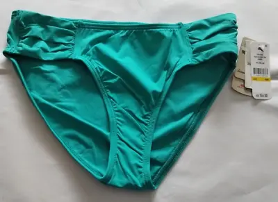 Tommy Bahama Ming Jade Pearl High Waist Side Shirred Size M/M • $12.95