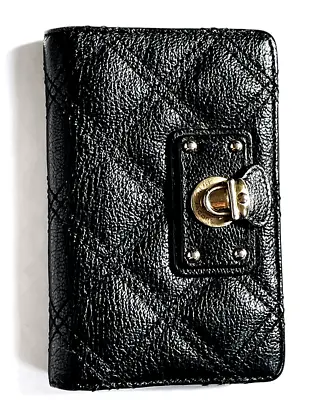 Marc Jacobs Quilted Black Leather Zip Purse/Wallet • £40