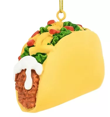 Tree Buddees Taco Mexican Food Resin Fun Christmas Ornament Tacos Ornaments • $14.95