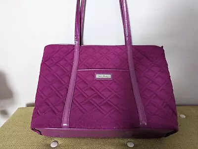 Vera Bradley Laptop Tote - Quilted Plum • $50