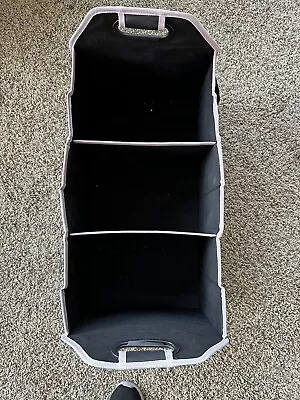 Mary Kay Tote Black Grey Consultant Cosmetic Caddy Storage Tote Bag Organizer • $15