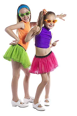 £5 • Buy Girls/ Childrens TUTU SKIRT. Ages 5,6,7,8,9,10,11,12 Years. Florescent Colours