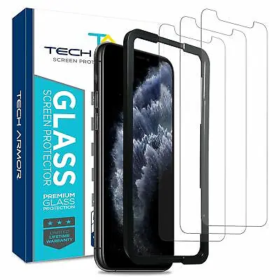 $38.49 • Buy [3-Pack] Screen Protector For IPhone X/Xs Ballistic Tempered Glass CaseFriendly