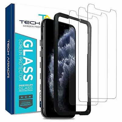 [3-Pack] Screen Protector For IPhone X/Xs Ballistic Tempered Glass CaseFriendly • $38.49