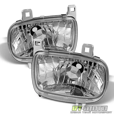 1993-1997 Mazda RX-7 RX7 JDM Crystal Chrome Headlights Headlamps Pair Left+Right • $98.95