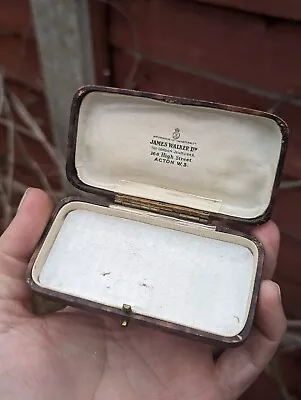 Old Jewellery Box Or Case For An Antique Brooch Or Watch - JAMES WALKER LTD • £22.99