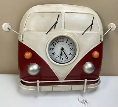 $23.97 • Buy Vintage Volkswagon VW Bus Wall Art Clock By Hanna's Handiworks, LLC. NOB - CL16
