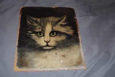 Vintage Cat Portrait On Canvas • $0.99