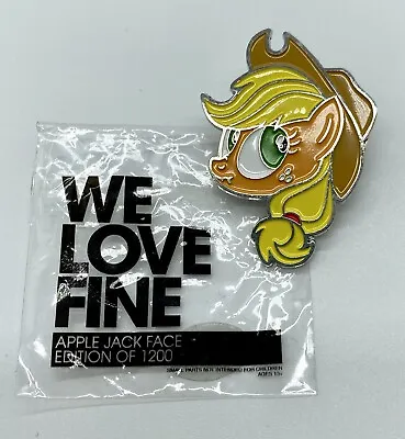 My Little Pony WeLoveFine G4 Applejack Limited Edition Metal Pin 2013 New • $15.95